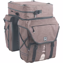 Sacoche porte-bagage double 3 compartiments Willex XL 1200