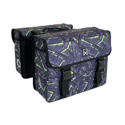 Willex Sacoches de vélo Eco 34 L vert et violet