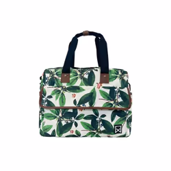 Sacoche porte-bagage vélo Willex Shopper Leaves