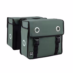 Sacoche porte-bagage double en toile enduite Willex 40 L