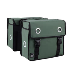 Sacoche porte-bagage double en toile enduite Willex 40 L