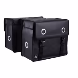 Sacoche porte-bagage double en toile enduite Willex 52 L