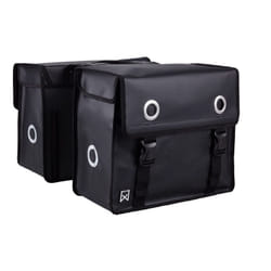 Sacoche porte-bagage double en toile enduite Willex 52 L