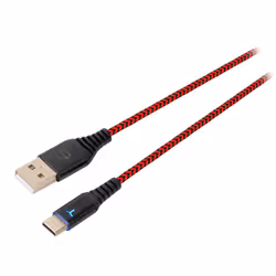 EgoGear SCH10-NS-RD, 3 m, USB A, USB C, Noir, Rouge