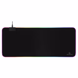EgoGear SMM55-PC-RGB, Noir, Monochromatique, Tissu, Multicolore, Tapis de souris de jeu