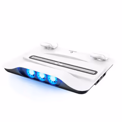 EgoGear SCC5-P5-WH, Système de recharge, PlayStation 5, Blanc, Avec fil, 258 mm, 53 mm