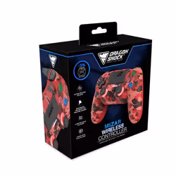 Dragonshock Mizar Camouflage, Rouge Bluetooth Manette de jeu Analogique/Numérique PlayStation 4 - Vue supplémentaire 7