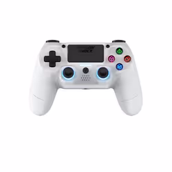 Dragonshock Mizar Blanc Bluetooth Manette de jeu Analogique/Numérique PlayStation 4