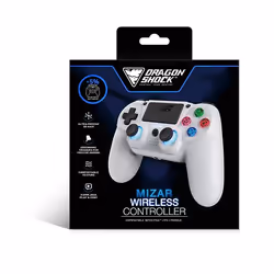 Dragonshock Mizar Blanc Bluetooth Manette de jeu Analogique/Numérique PlayStation 4 - Vue supplémentaire 6