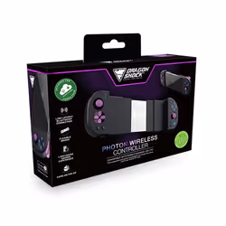 Dragonshock Photon Noir Bluetooth Manette de jeu Android, PC, iOS - Vue supplémentaire 10