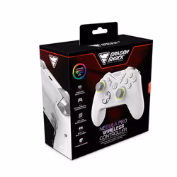 Dragonshock Nebula Pro Blanc Bluetooth Manette de jeu Nintendo Switch - Vue supplémentaire 7