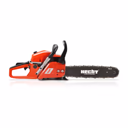 Hecht jardin 45 Scie à chaîne à essence Tronçonneuse à 2 temps 10 000tr/min 5.4 kg 45cm3 La tronçonneuse à moteur de marque H ...