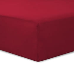 Vision - Drap housse Rouge - 90x190cm - 100% coton