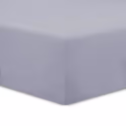 Vision - Drap housse Gris - 140x190cm - 100% coton
