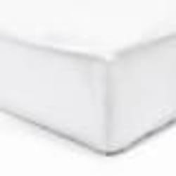 Vision - Drap housse Blanc - 160x200cm - 100% coton