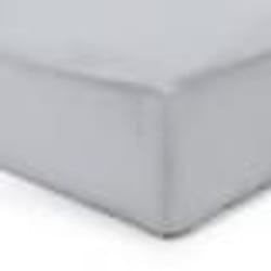 Vision - Drap housse Gris Perle - 160x200cm - 100% coton