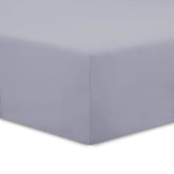 Vision - Drap housse Gris - 180x200cm - 100% coton