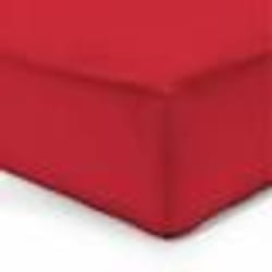 Vision - Drap housse Rouge - 180x200cm - 100% coton