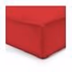 Vision - Drap housse Rouge - 200x200cm - 100% coton
