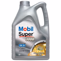 Huile moteur; MOBIL; Super 3000 Formula P; 0W-30 5; pour PEUGEOT, CITROËN, TOYOTA, FIAT, HONDA
