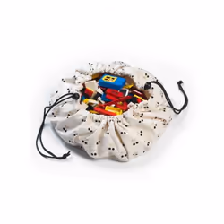 Play&Go Cherry Mini, Sac de rangement de jouets, Beige, Mural, Garçon/Fille, Monochromatique, Rond