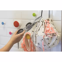 Play&Go Cherry Mini Sac de rangement de jouets Mural Beige