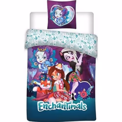 PARURE DE LIT ENCHANTIMALS housse de couette