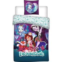 PARURE DE LIT ENCHANTIMALS housse de couette
