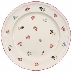 Villeroy &amp; Boch 1023952620, Assiette de dîner, Rond, Porcelaine, Multicolore, Petite Fleur, 26 cm