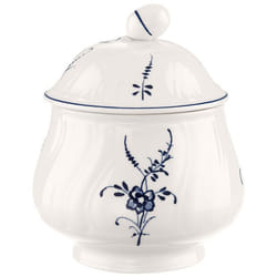 Villeroy & Boch Old Luxembourg bol de sucre Bleu, Blanc Porcelaine