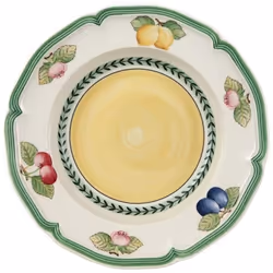 Villeroy &amp; Boch 1022812700, Assiette à soupe, Rond, Porcelaine, Multicolore, French Garden, 23 cm