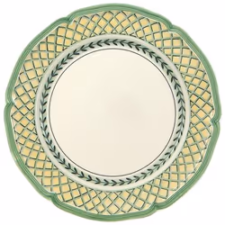 Villeroy & Boch French Garden Orange dinner plate, Assiette de dîner, Rond, Porcelaine, Vert, Jaune, 26 cm, 650 g