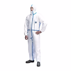 Cat. III, Type 4B, 5, 6 Tyvek® est un voile tissé exclusif en fibres sans fin en polyéthylène · Les combinaisons de protectio ...