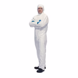Matériau : Tyvek® 1431 N, 41 g/m² Catégorie III, type 5B/6B Type 6 : EN 13034:2005 + A1 2009 Type 5 : EN ISO 13982-1:2004 + A ...