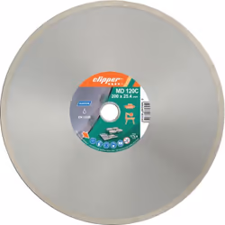 Clipper lame de diamant 120 MD C • Lame de diamant de haute qualité pour machines de coupe tuiles et scies à table • De haute ...