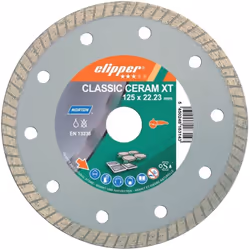 Disque de diamant spécial classique Ceram XT pour meuleuses d'angle • Fermeture de pointe • Pour la coupe à sec ou humide • F ...