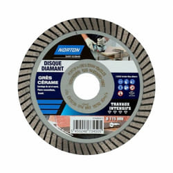 Norton - Disque diamant intensif turbo pour grès Diam.115 mm