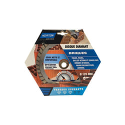 NORTON - Disque diamant 125 travaux courants brique