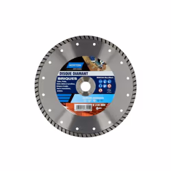 Descriptif : Disque diamant Norton 230x22,23 mm adapté aux travaux courants pour une utilisation sur briques, tuiles, pavés,  ...