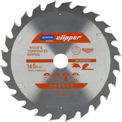Norton - lame carbure débit 165X2.6/1.6X20 Z24 clipper - 70184608046 sourcing