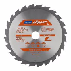NORTON PIŁA TARCZOWA 235mm x 30mm x 24z DREWNO I KOMPOZYTY ATB (2,8 / 1,8)