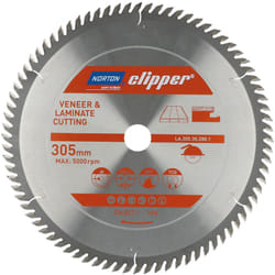 Lame carbure mélaminé 305X3.0/2.2X30 Z80 Norton clipper - 70184608146