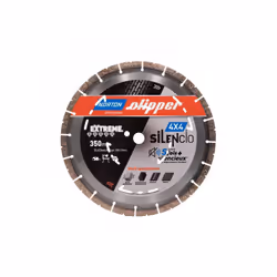 Disque diamant Norton Clipper 4x4 EXTREME SILENCIO diamètre 350 mm et alésage 25.4 mm. Caractéristiques : - Marque : NORTON C ...