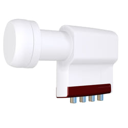 Inverto IDLR-QUTL40-EXTND-OPP convertisseur abaisseur de fréquence Low Noise Block (LNB) 10,7 - 11,7 GHz Blanc