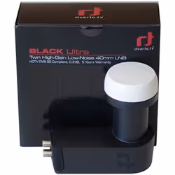 Inverto IDLB-TWNL40-ULTRA-OPP convertisseur abaisseur de fréquence Low Noise Block (LNB) 10,7 - 11,7 GHz Noir - Vue supplémentaire 2