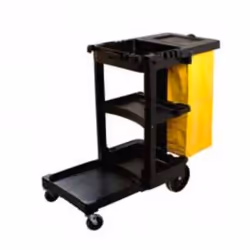 Rubbermaid 1805985, Polypropylène (PP), Noir, 2 mm, 2 mm, Fixé, Pivotant, 3 étagères