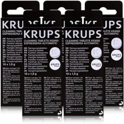 Krups - Lot de 5 boîtes de pastilles détergentes pour Cafetière XS300010