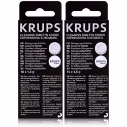 Lot de 2 boîtes de pastilles détergentes pour Cafetière. Référence de la pièce : XS300010*2, Marque : KRUPS.