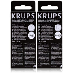 Krups - Lot de 2 boîtes de pastilles détergentes pour Cafetière XS300010