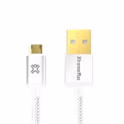 XtremeMac 213598, 1,2 m, USB A, Micro-USB A, Blanc